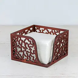 Дерев'яна серветниця VANZA BLOT mahogany - мініатюра 4