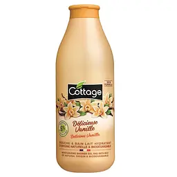 Гель для душу та молочко для ванни Cottage Delicious Vanilla, 750 мл