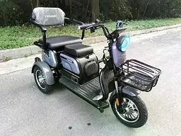 Електроскутер Триколісний Crosser TR1 (1500W, 72V, 24Ah) Сірий - мініатюра 7