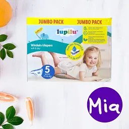 Підгузки Lupilu Soft & Dry Jumbo Pack 5 Junior 11-16кг 88шт
