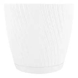 Горщик Form-Plastic Міка-15 з підставкою 1.75 л білий (4550-011) - мініатюра 3