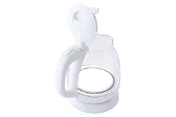 Електрочайник скляний Maestro MR-055-White 1.0л 1100 Вт білий - мініатюра 2