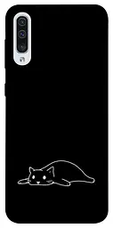 TPU чохол Demsky Lazy cat для Samsung Galaxy A50 (A505F) / A50s / A30s
