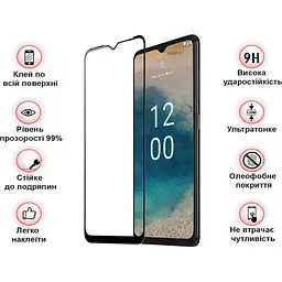 Захисне скло BeCover для Nokia G22 Black (709249) - мініатюра 3