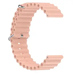 Браслет Hump Samsung Galaxy Watch 6 Classic 43mm 6 Classic 47mm - рожевий ширина кріплення 20мм силікон Watchbands (W22-3WB84581034) - мініатюра 3