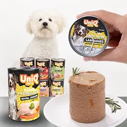 Консерви для собак UNIQ PETS DOG WET FOOD ROYAL CHICKEN з куркою, 375 г - мініатюра 2