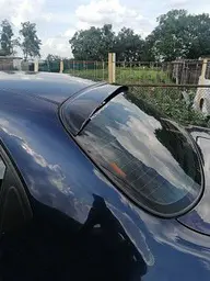 Cпойлер заднього скла козирок для Daewoo Lanos седан Прилягає до скла 3М скотч Voron Glass - мініатюра 3