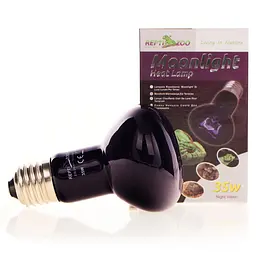 Нічна лампа з підігрівом Repti-Zoo Moonlight Heat 35W для рептилій та амфібій без UVA (D63035) - мініатюра 7