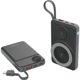 УМБ Choetech Magnetic Wireless 10000mAh 22.5W,PD,QC3.0 USB-A,2xUSB-C AppleWatchcharg,build in type-C - мініатюра 3