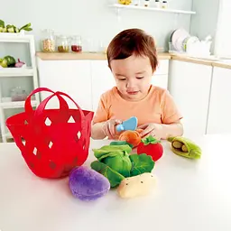 Ігровий набір Hape Кошик овочами (E3167) - мініатюра 4