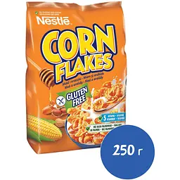 Готовий сухий сніданок Nestle Honey Corn Flakes без глютену 250 г - мініатюра 2