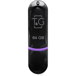 Флеш накопичувач USB 64Gb T&G Classic TG012 чорний USB 2.0 (TG012-64GBBK)