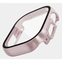 Чохол-накладка DK Пластик Soft-Touch Glass Full Cover для Apple Watch 49mm (pink rose) - мініатюра 3