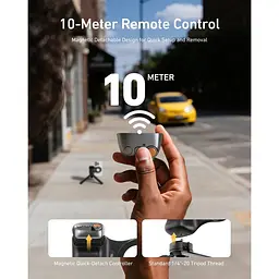 Тримач для смартфона Telesin Fun Shot Magnetic Grip2 Black (P5-MP-001BK) [168632] - мініатюра 12