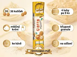 Цукерки Ferrero Giotto Momenti Pastel de Nata Mini Pastry Balls 154г - мініатюра 6