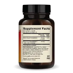 Вітаміни Dr. Mercola Vitamins D3 & K2 Low Dose 30 капсул - мініатюра 2