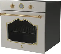 Electrolux Духовий шафа Electrolux електричний Rococo, 72л, A, конвекція, телескопічні напрямні, шампань - мініатюра 2