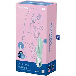Вібратор-кролик Satisfyer Air Pump Bunny 5+ - мініатюра 7