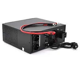 UPS з правильною синусоїдою гібридний BRAZZERS SOLAR 1200VA 1000 Вт, АКБ 12 В, заряд 10/20А, MPPT 30А - мініатюра 2