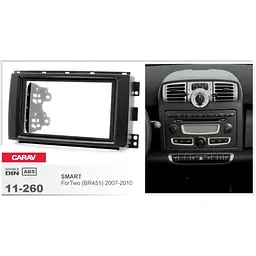 Перехідна рамка Carav Smart ForTwo 11-260 - мініатюра 4