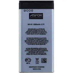 Акумулятор Aspor BN-01 для Nokia X Dual SIM