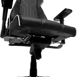 Геймерське крісло GT Racer чорне з білим (X-8007 Black/White) - мініатюра 7