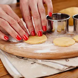 Металеві форми кільця для вирізки тіста (вареників, пельменів, печива) 2 шт. у наборі висота 4 см, Master Class Сріблястий 83684 - мініатюра 5