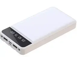 Універсальна мобільна батарея XO PR163 20000mAh (Білий) - мініатюра 7