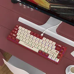 Механічна дротова клавіатура AJAZZ AK680 / Hot-Swap / Brown Switch / Red - мініатюра 6