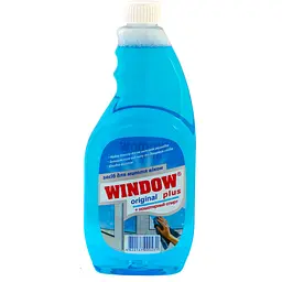Засіб для миття скла Window Plus з нашатирним спиртом, запасний блок 500 мл (4820167000431)