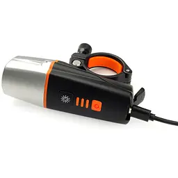 Велосипедний ліхтар BC21Pro-L2 датчик світла + microUSB + 6 режимів - мініатюра 4