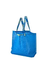Сумка-шопер для покупок IKEA багаторазова синя, 36 л, 45×18×45 см