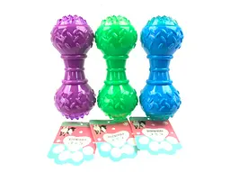 Іграшка, що світиться для собак Bonny Flash dumbbell balls зі звуком, Зелений - мініатюра 5