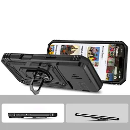 Чохол до мобільного телефона BeCover Military Apple iPhone 16 Pro Black (712155) - мініатюра 2