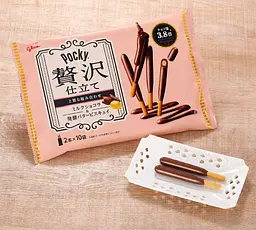 Японські палички Glico Pocky Luxury Milk Chocolat 10х2шт, 110г - мініатюра 8