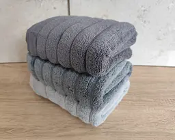 Набір турецьких махрових рушників Cestepe MicroCotton Premium 3 штуки 50x90 Ezgi 9 щільність 600 г/м2 - мініатюра 5