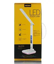 LED лампа настільна Remax LED Light RL-E270 з дисплеєм White - мініатюра 3