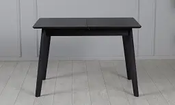 Стіл Мілан чорний 1100/1400x700x750 чорні ноги - мініатюра 5