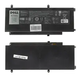 Батарея для ноутбука Dell 4P8PH (Inspiron 15 5547 5558 5565 7537 7547 7548) 11.1V 3870mAh 43Wh Чорний - мініатюра 2