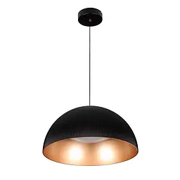 Стильна підвісна LED-люстра Levistella 781PL3956 (400) BK+GD чорна із золотом 42W