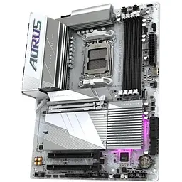 Материнська плата Gigabyte AM5 B650E Aorus Elite X AX ICE, B650, 4xDDR5, Int.Video (CPU), 4xSATA3, 3xM.2, 1xPCI-E 5.0 x16, 2xPCI-E 4.0 x16, Realtek 7.1, Realtek 2.5Gb, WiFi 6E, Bluetooth 5.3, 14xUSB3.2/8xUSB2.0, 2xHDMI/Type-C, ATX - мініатюра 4