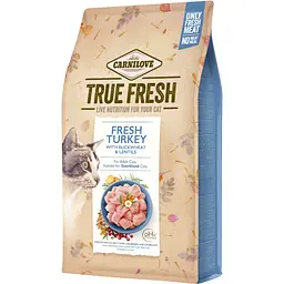 Сухий корм для котів Carnilove True Fresh Cat з індичкою 4.8 кг