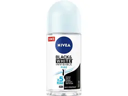 Антиперспірант роликовий NIVEA 50мл BLACR &amp; WHITE INVISIBLE