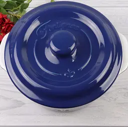 Каструля для запікання Fontignac OW0015 із кришкою керамічна кругла 2 л - мініатюра 2