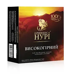 Чай Принцеса Нурі Чорний Високогірний 100 пакетів