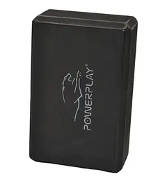 Блок для йоги PowerPlay 4006 Yoga Brick Чорний (PP_4006_Black) - мініатюра 3