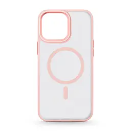 Чехол для Apple iPhone 13 Pro Max, Uniq MagCase, розовый, противоударный, панель-накладка с MagSafe, ударопрочный TPU+PC, с магнитом MagSafe, поддержка полноценной беспроводной зарядки, ArmorStandart (ARM75295)