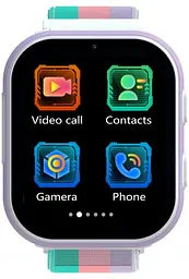 Смарт-годинник Gelius GP-PK008 (Rainbow) з GPS/4G White - мініатюра 6