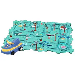 Розвиваюча іграшка-пазл Epik SHT 1103C Ocean World 25 pcs Turquoise
