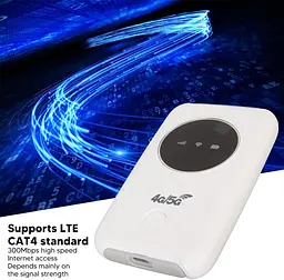 Модем, портативний 4G маршрутизатор Cryfokt 4G LTE USB WiFi бездротовий WiFi 3200MAh - мініатюра 7